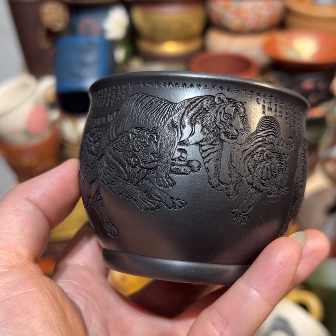 茶杯紫砂宜兴紫砂主人杯