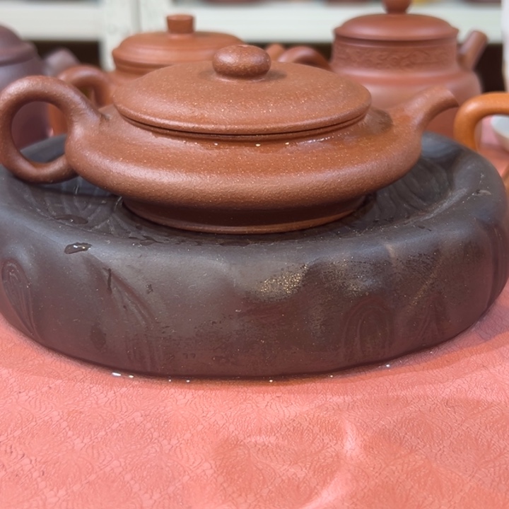 茶壶紫砂虚扁150cc