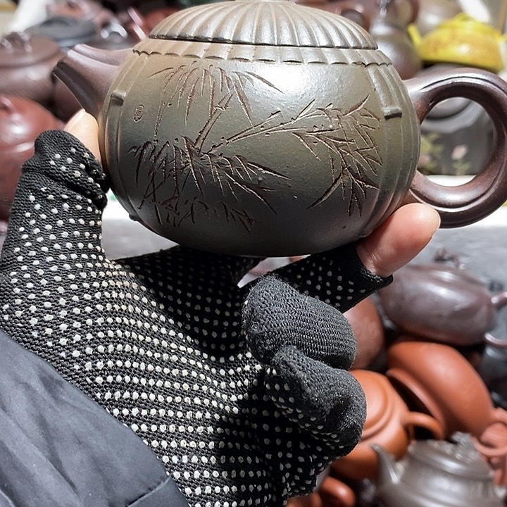 紫砂茶壶晃海微瑕