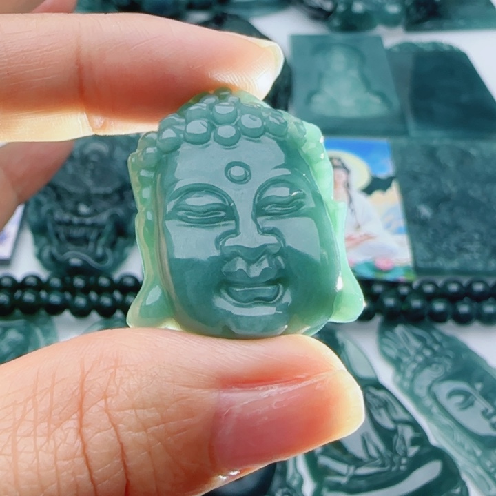 翡翠未镶嵌颈饰多样性发货天然A货翡翠