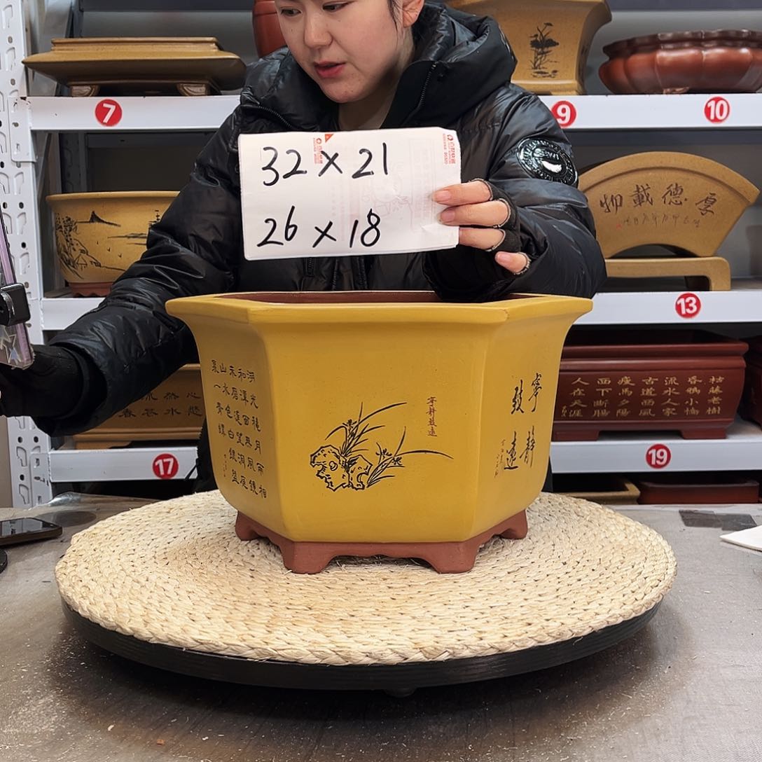 紫砂花盆紫砂花盆