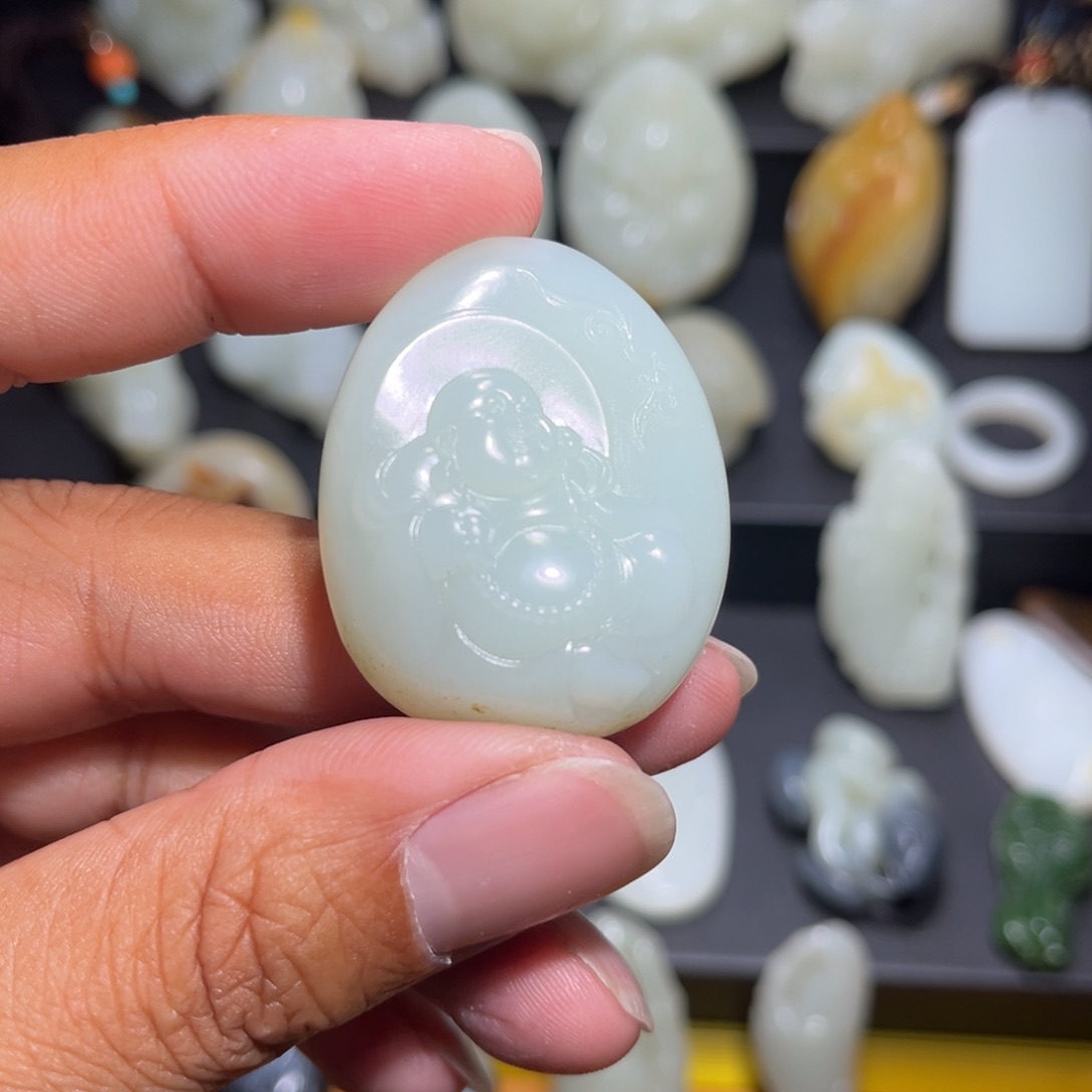 和田玉颈饰未镶嵌^*^