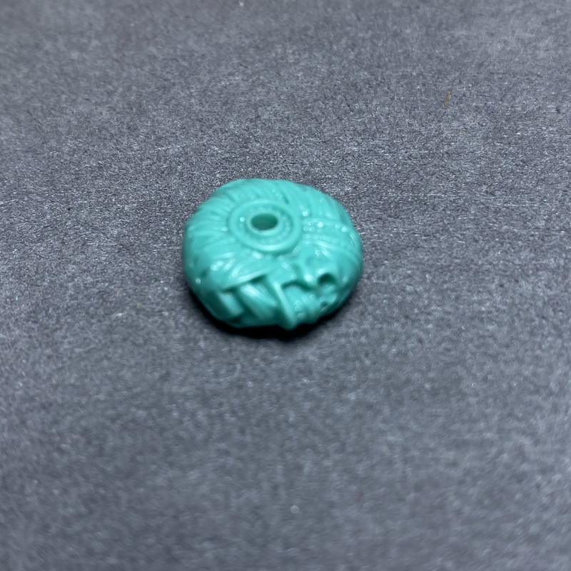 A3300手工骷髅酋长隔片走色料蒙松文玩配饰背云隔片隔珠星月菩提