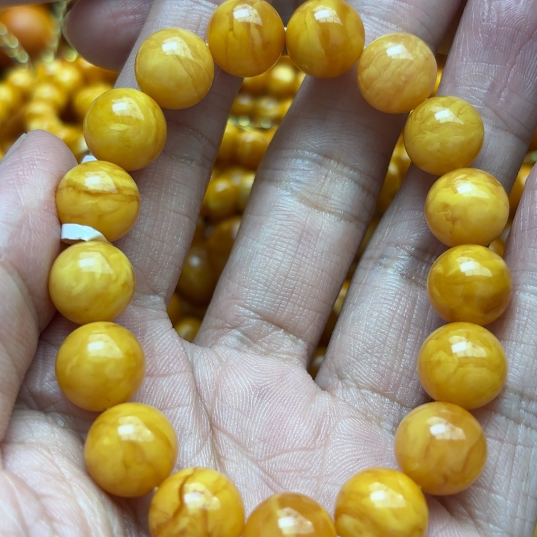 琥珀手链未镶嵌蜜蜡