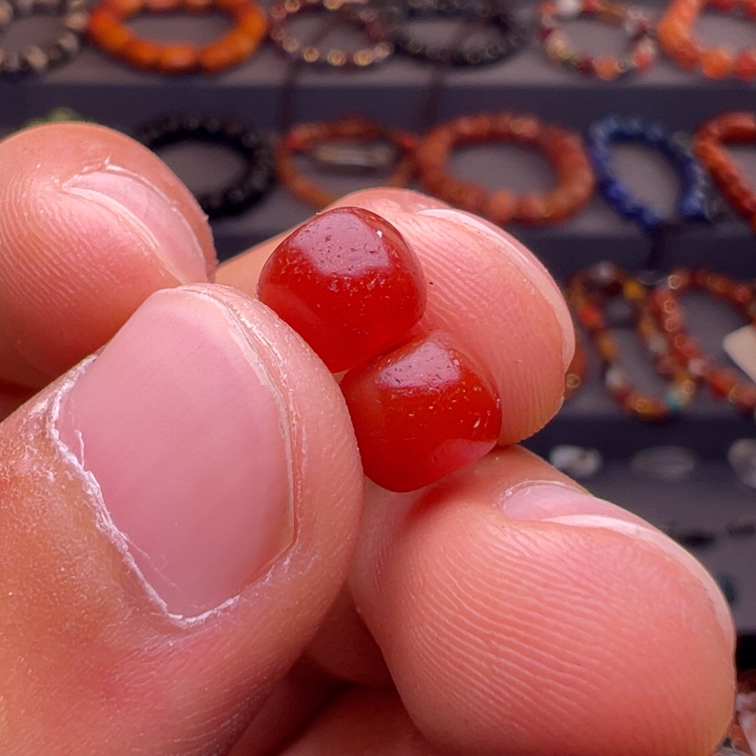 玛瑙/玉髓合金颈饰