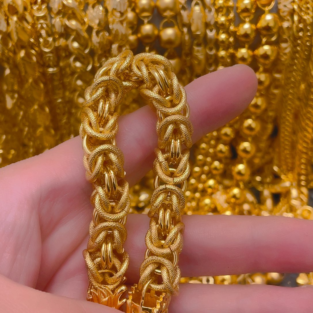 合金合金卡12的龙骨手链