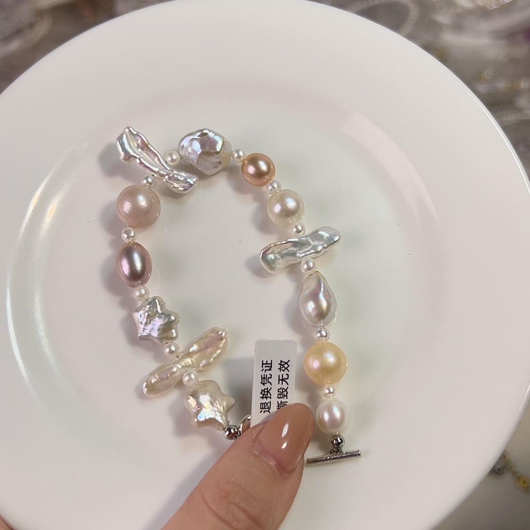 A***r淡水珍珠合金设计款珠宝