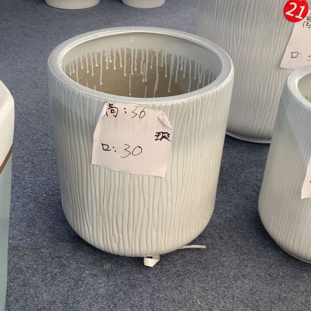 高温陶瓷花盆微瑕
