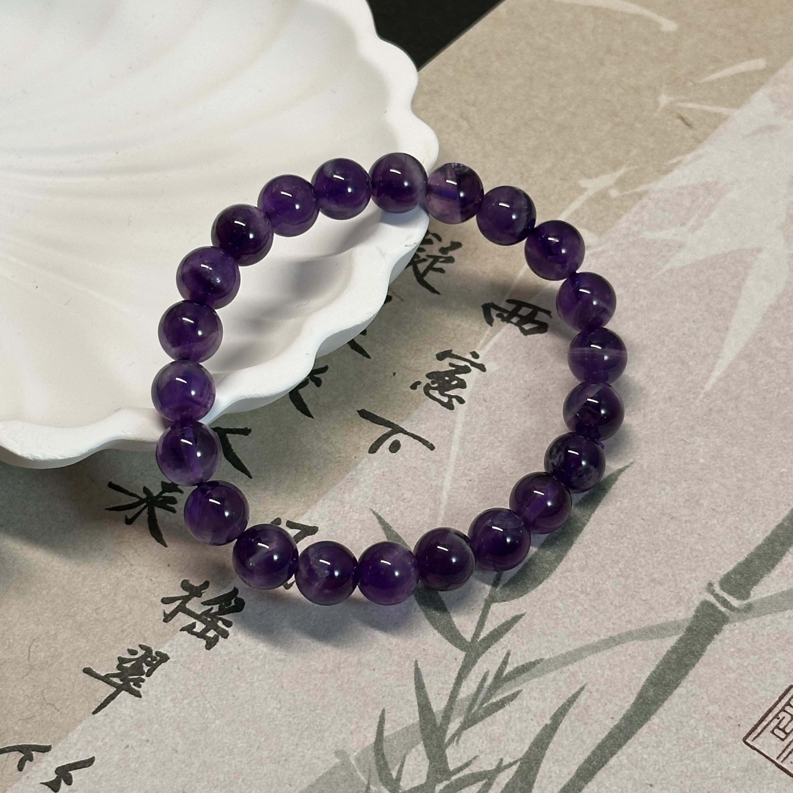 ［乌拉圭紫01］天然水晶 手工定制 多样性发一