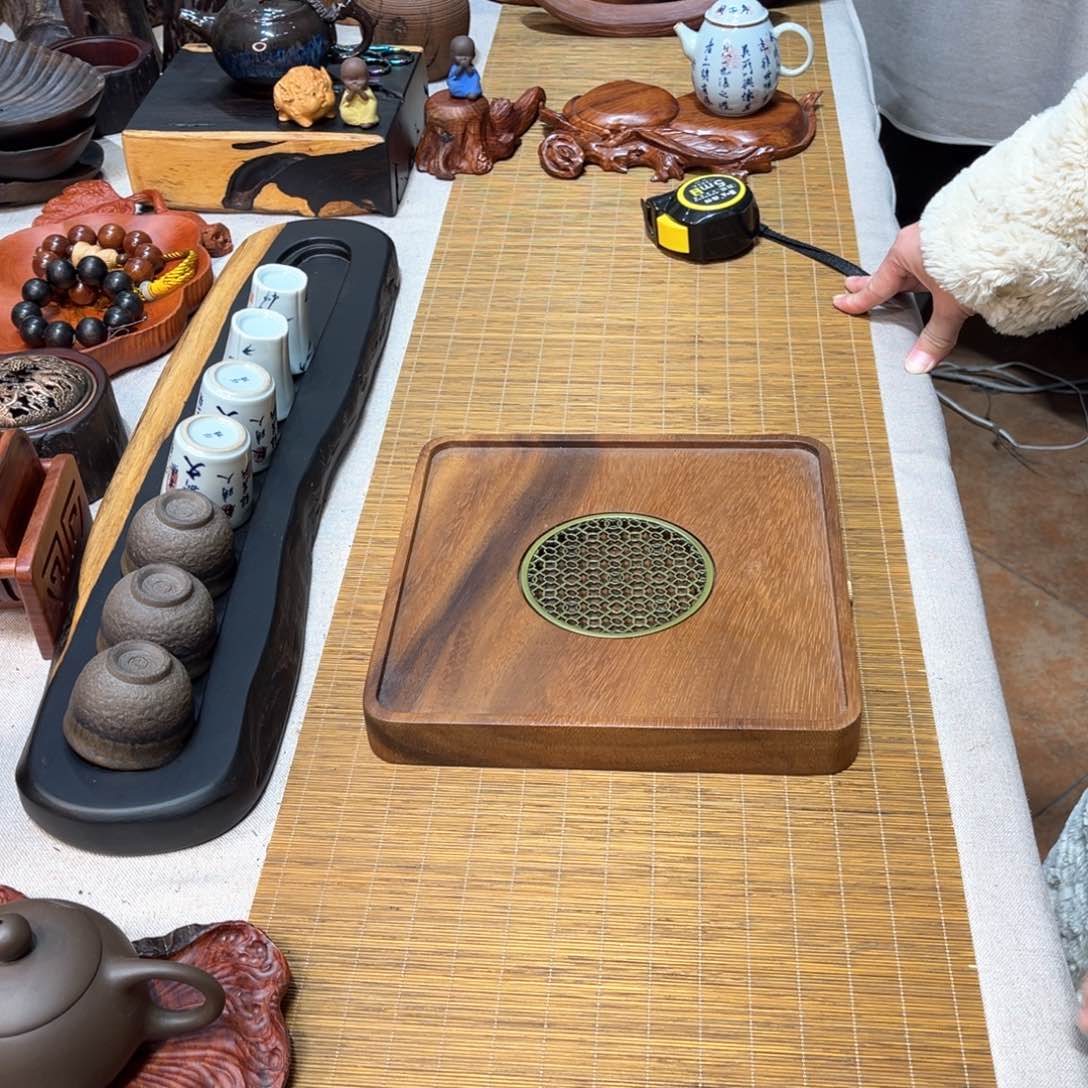 南美胡桃木干湿两用茶盘