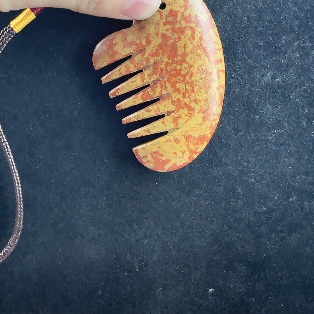 泗水砭石中号护心梳