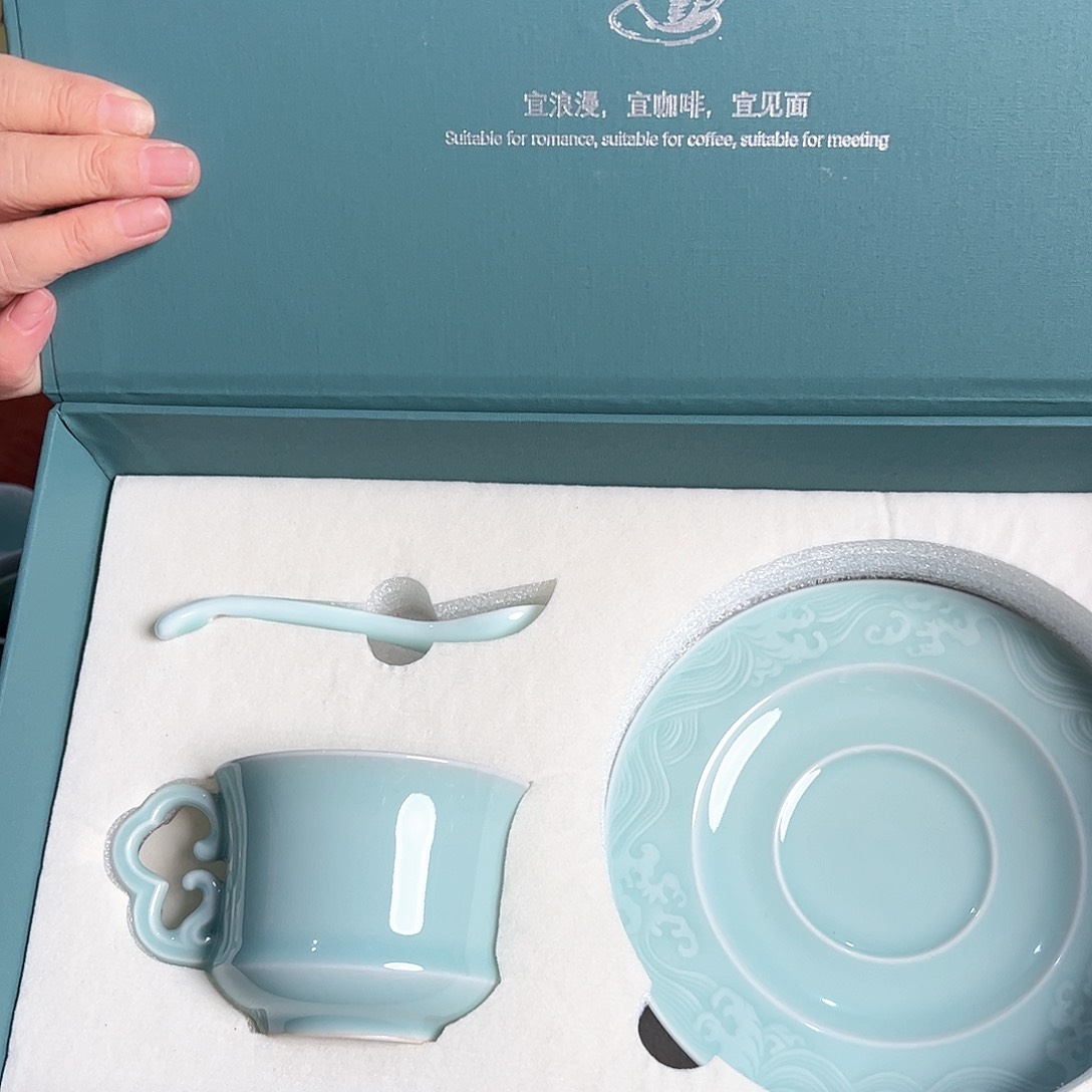 云间青瓷龙泉小米茶器