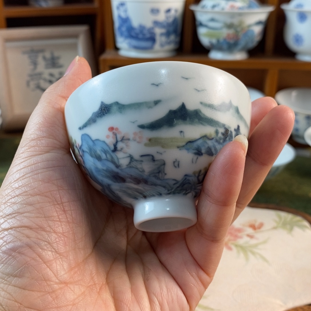 瓷片景德镇陶瓷手绘茶器450