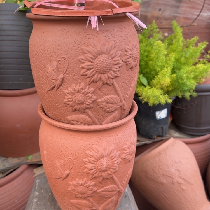 花盆紫砂口19高24宜兴紫砂粗糙正常