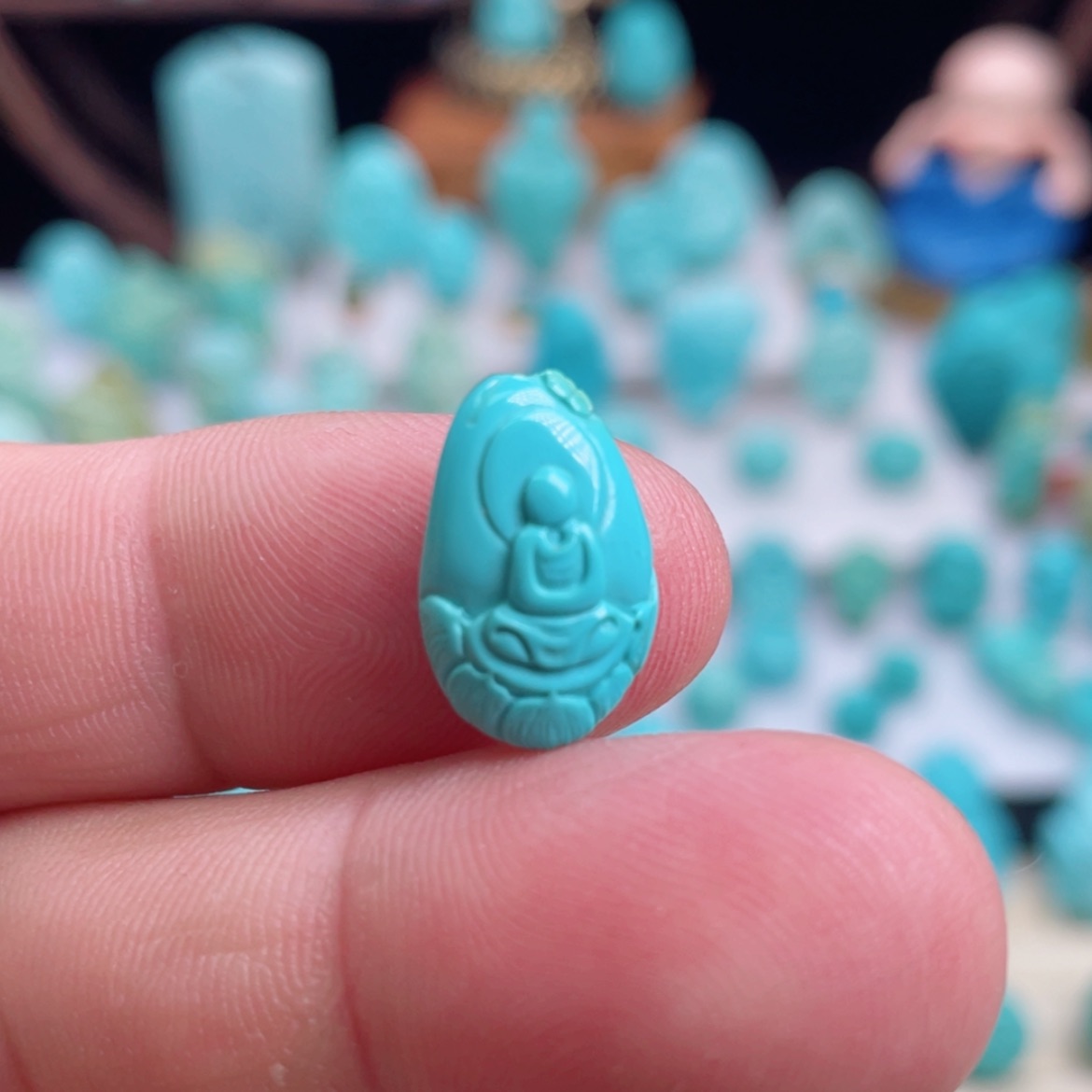 【闪购商品】绿松石吊坠(不含链)未镶嵌