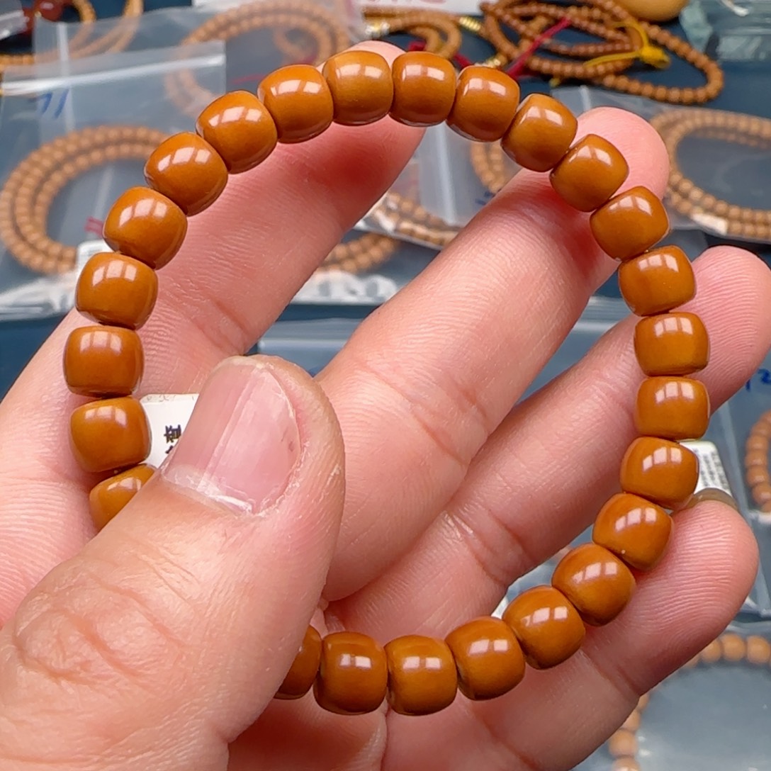 手串橄榄核老挝SSS级核尖极限弧尺寸7.8