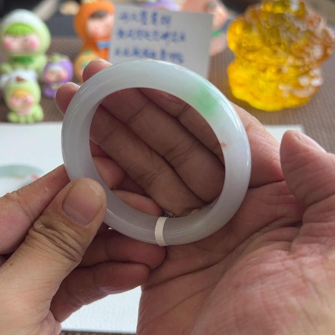 翡翠未镶嵌手镯16号 53.8