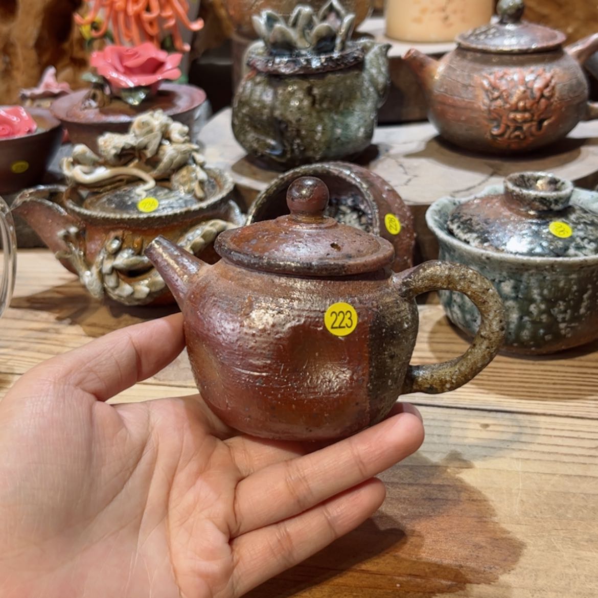 【闪购商品】柴烧茶具手工茶杯茶壶223