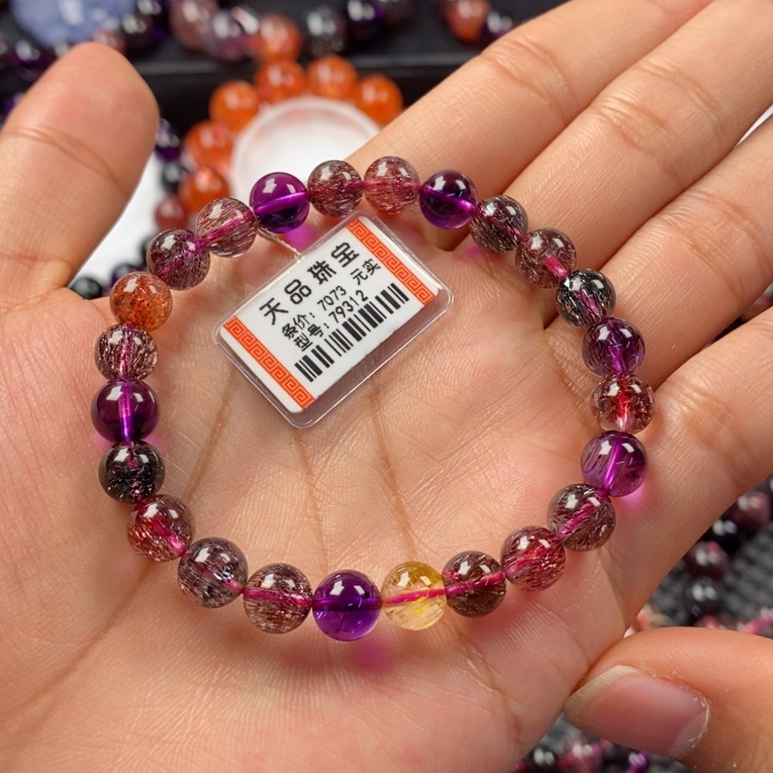 水晶手链未镶嵌C****Q超七，79312