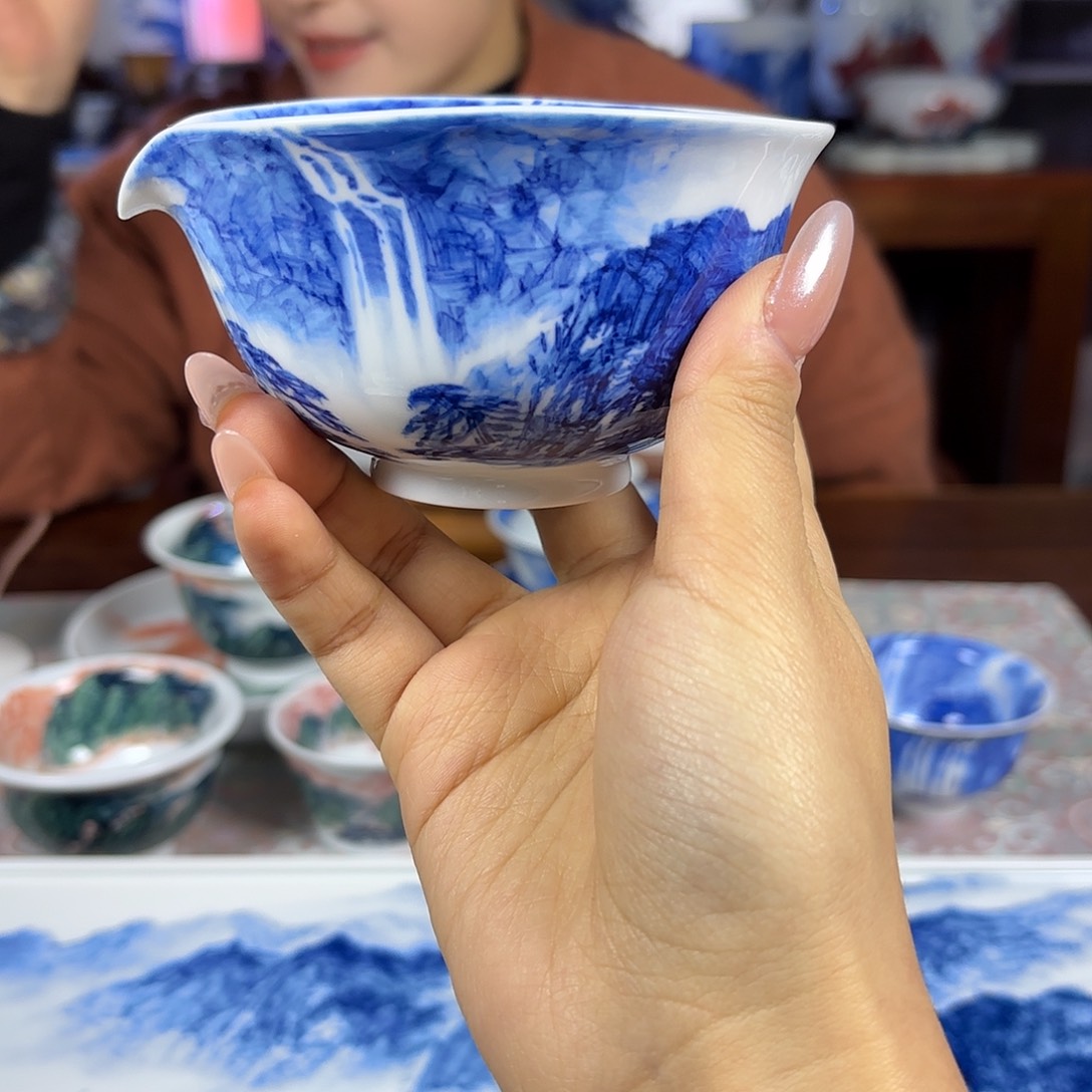 国一王老师手绘山水