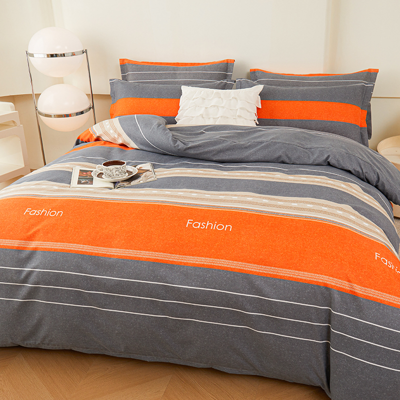 简约斜纹亲肤床上用品床单被套秋冬加厚被罩单双人学生宿舍