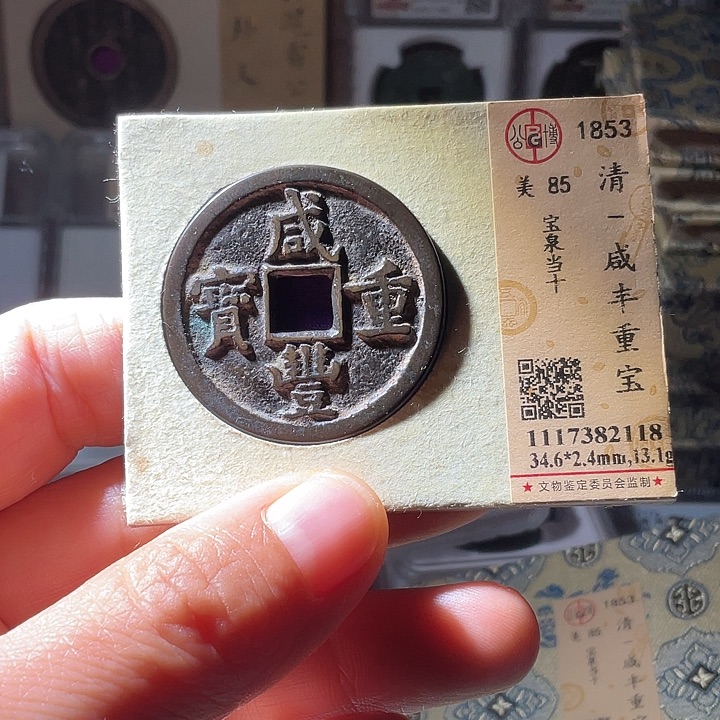 铜咸丰重宝宝泉当十2118