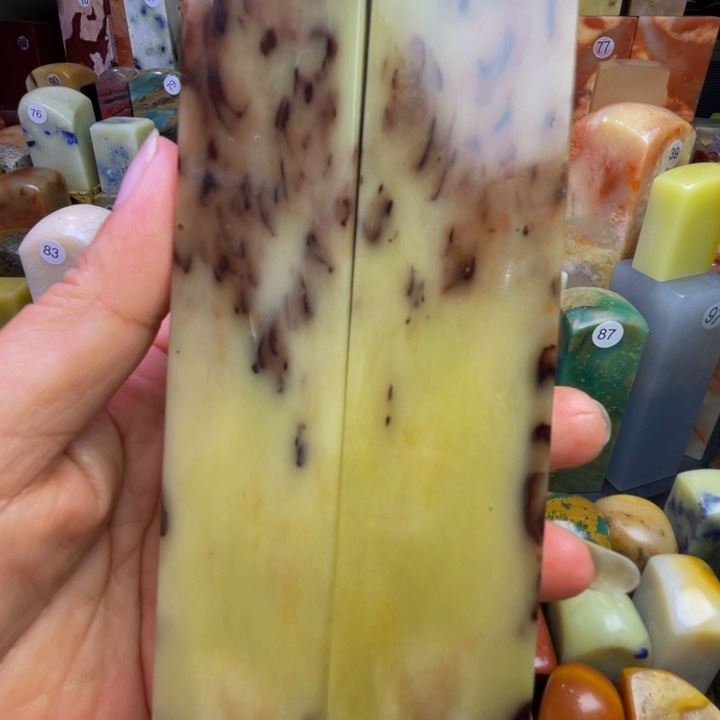 沈***的印石青田石紫檀冻