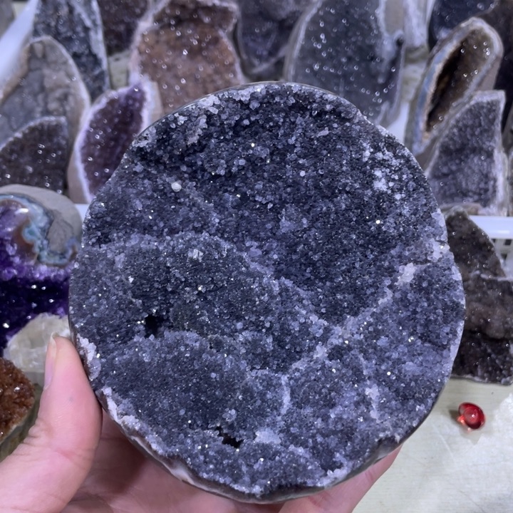 紫晶方解石未镶嵌