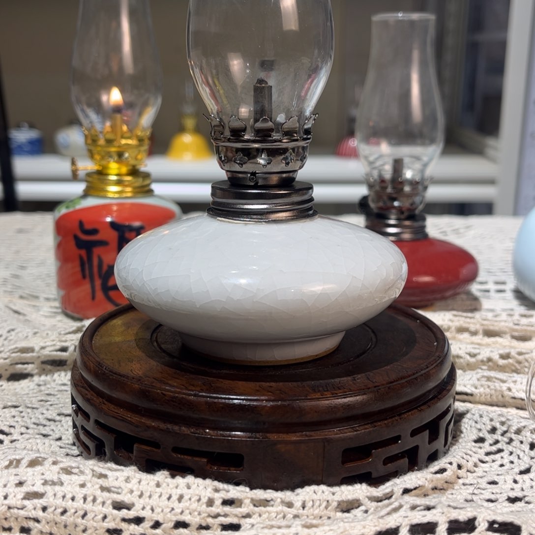 摆件景德镇陶瓷香薰灯