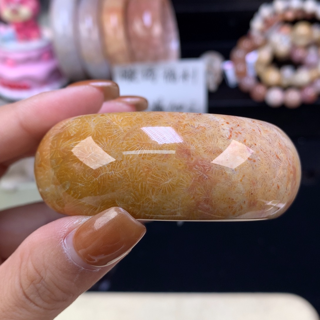 硅化珊瑚（珊瑚玉）未镶嵌吊坠(赠链)晚场福利五折51.2口（15号）