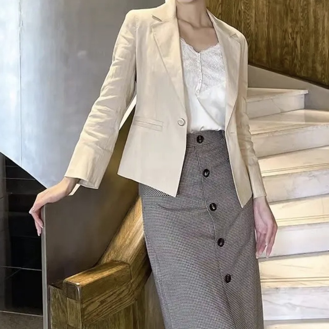 不支持退换/气质显瘦百搭西装外套1400608