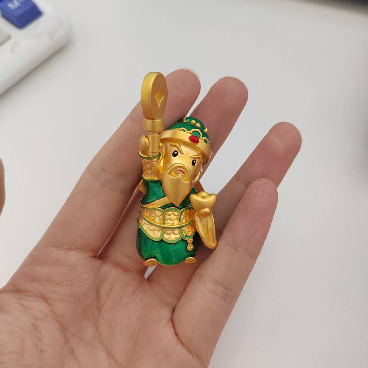 【周大璞黄金】足金999 关公赚大钱-高档设计款