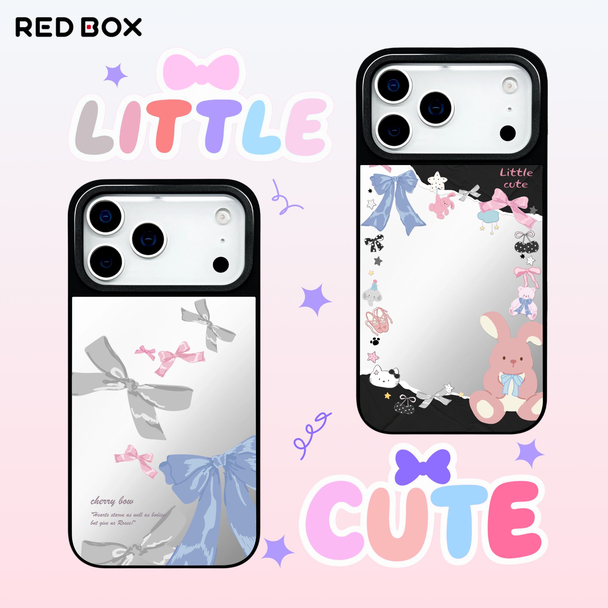 REDBOX   “蝴蝶结乐园”iPhone17原创磁吸镜面手机壳（镜面）