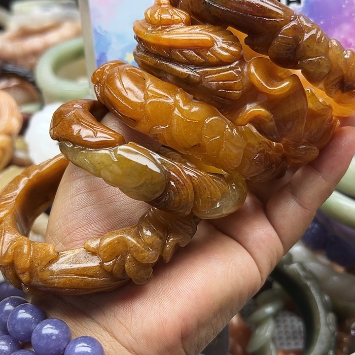 未镶嵌手镯石英岩玉丝**缘