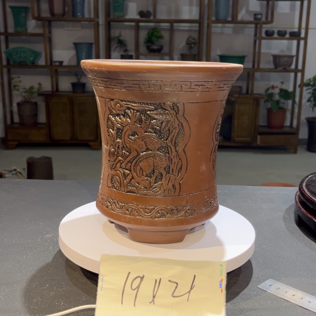 全部花苞紫砂花盆