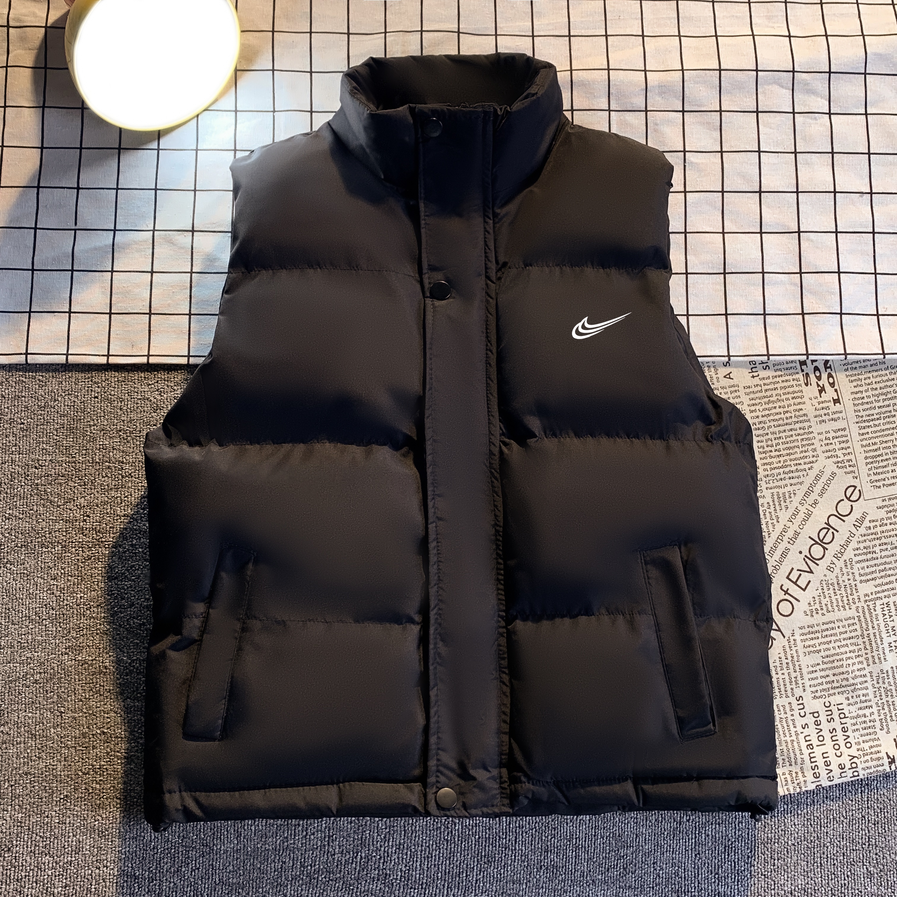 2025年情侣款时尚休闲百搭加厚棉马甲外套