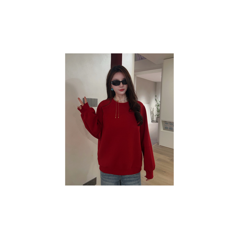 新款“赤焰祥年衫”887#P02237新款活力常青藤时髦卫衣