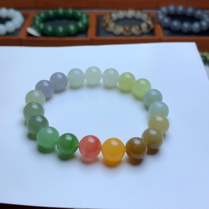 和田玉手串未镶嵌