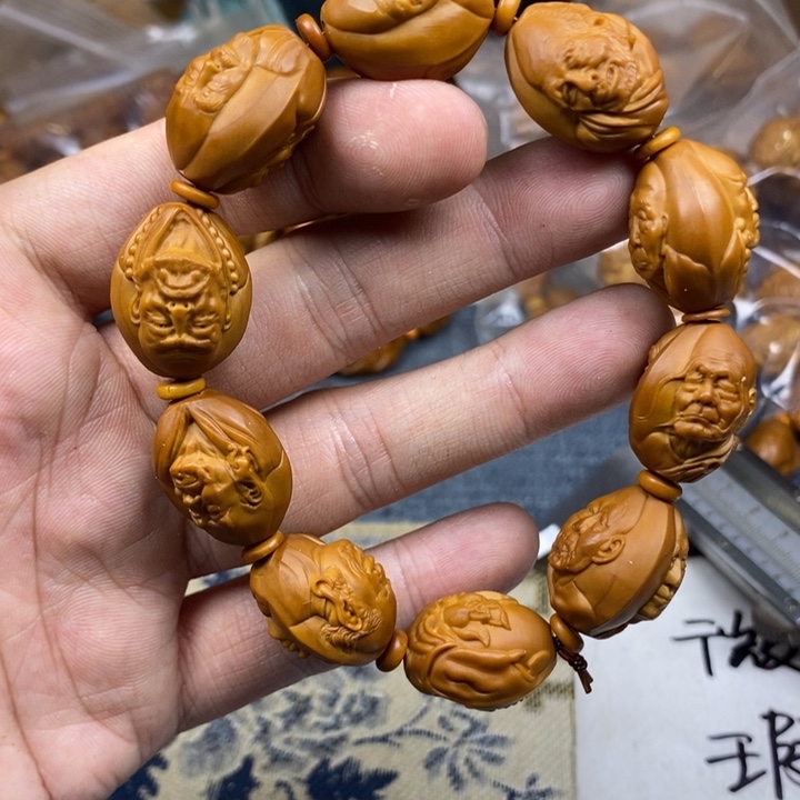 橄榄核手串/手链橄榄核雕工艺手串