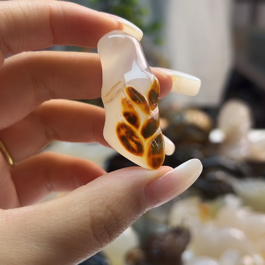 玛瑙/玉髓未镶嵌吊坠(不含链)