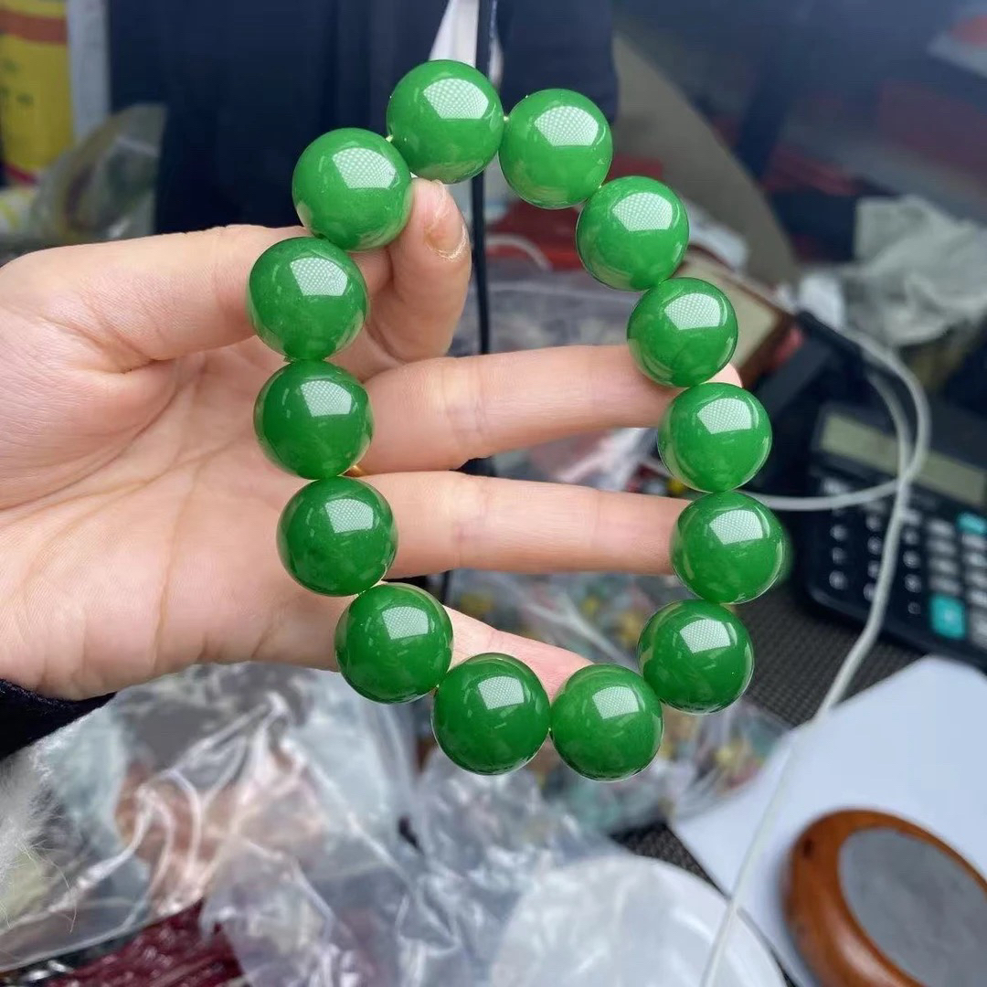 16mm绿帘精美手串-627