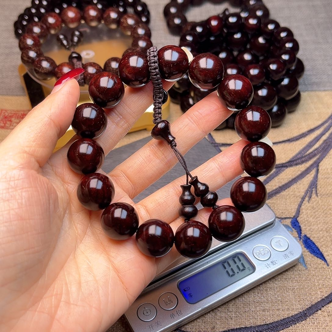 檀香紫檀（小叶紫檀）1.5 15颗