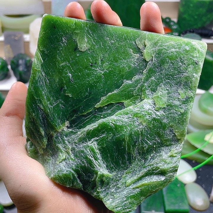 和田玉（碧玉）未镶嵌挂件