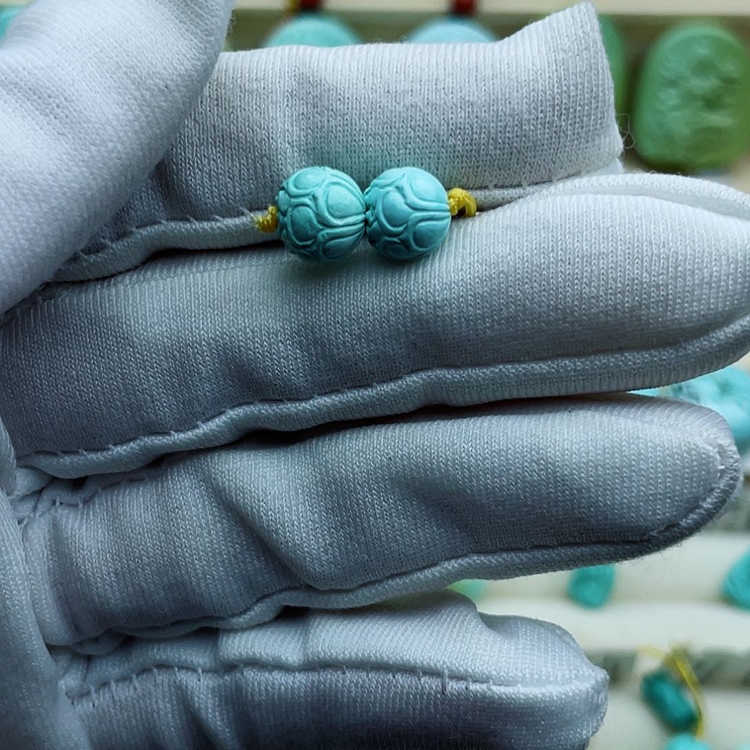 未镶嵌绿松石珠宝半成品