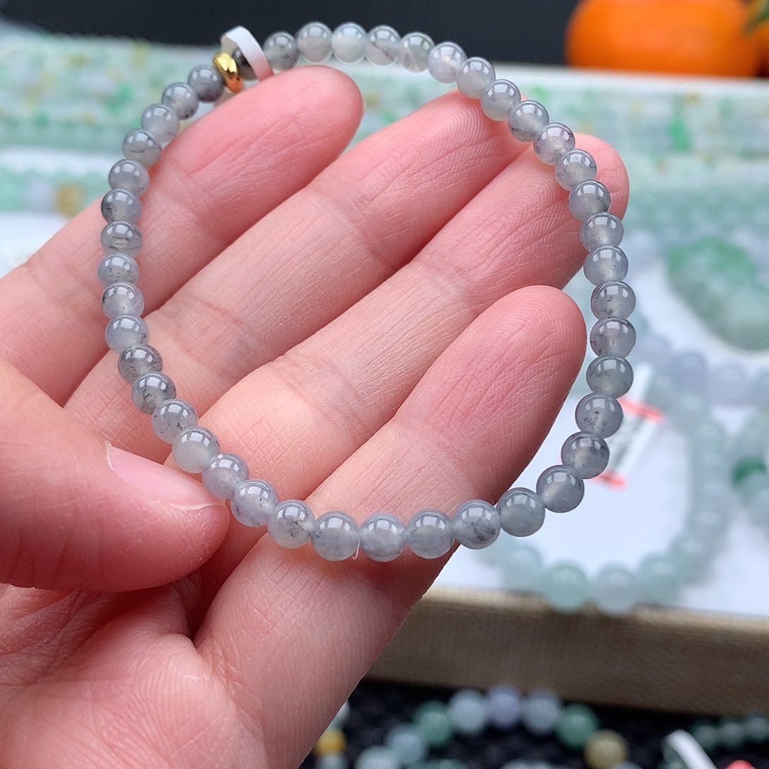 翡翠手链未镶嵌翡翠卡4.4