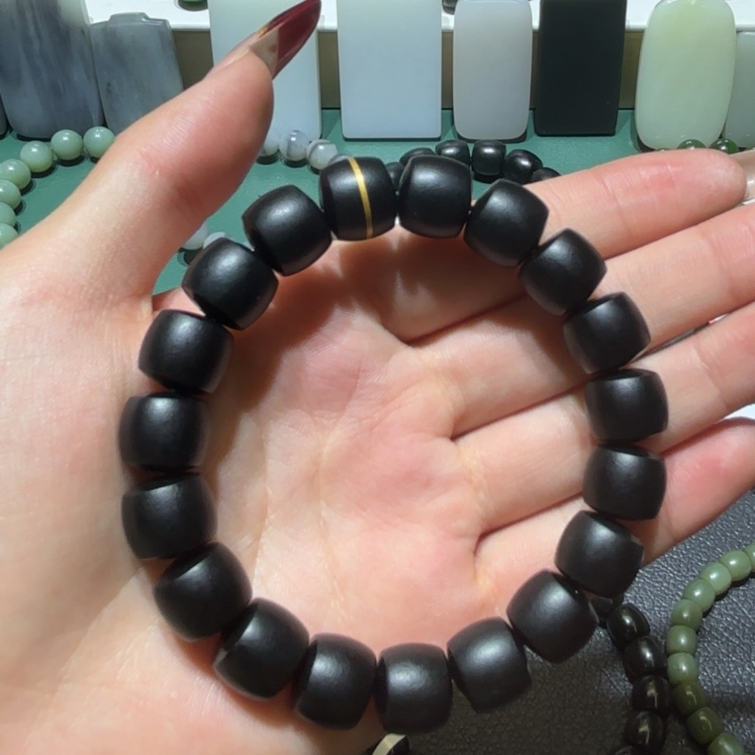 和田玉手链未镶嵌芊*.