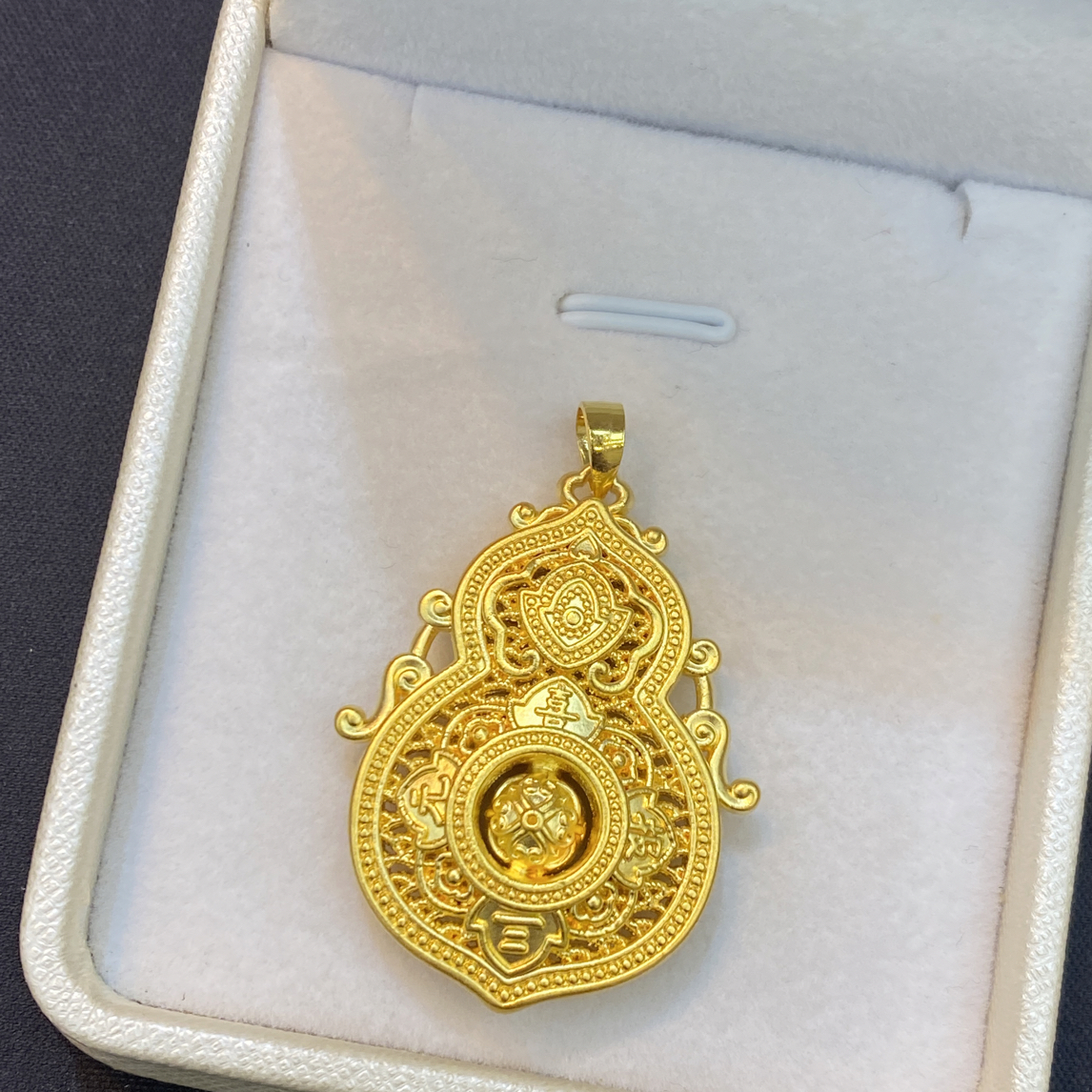 足金999人生四美葫芦➕6金珠