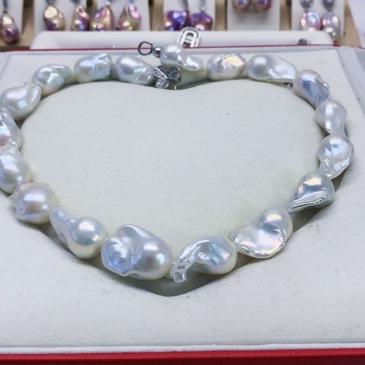 银S925镶嵌耳饰淡水珍珠ℳ****?