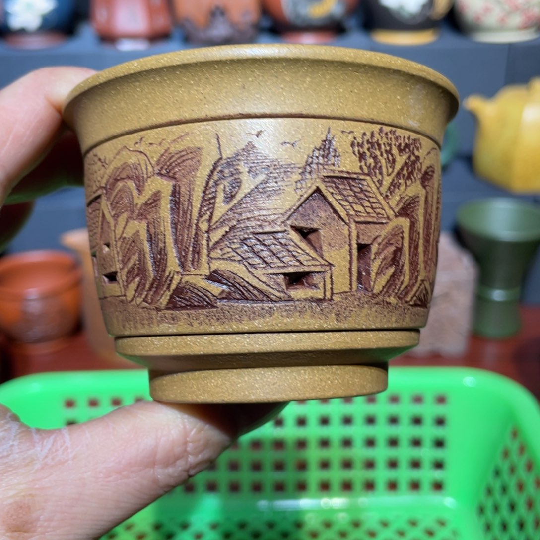 原矿紫砂手工主人杯