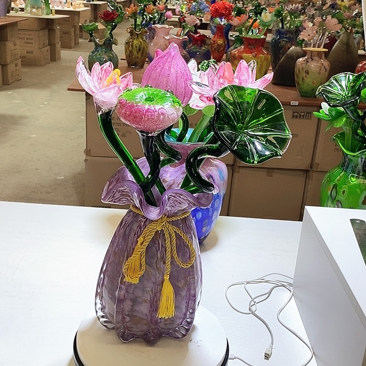 夜光花加瓶高45厘米宽12厘米